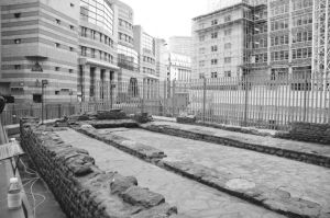 图2 1962～2011年异地迁建的密特拉神庙考古发掘遗址