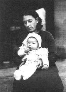 马德莱娜·扎尼，和她的儿子皮埃罗