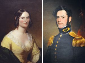 罗伯特·E.李夫人与时为中尉的丈夫罗伯特·E.李