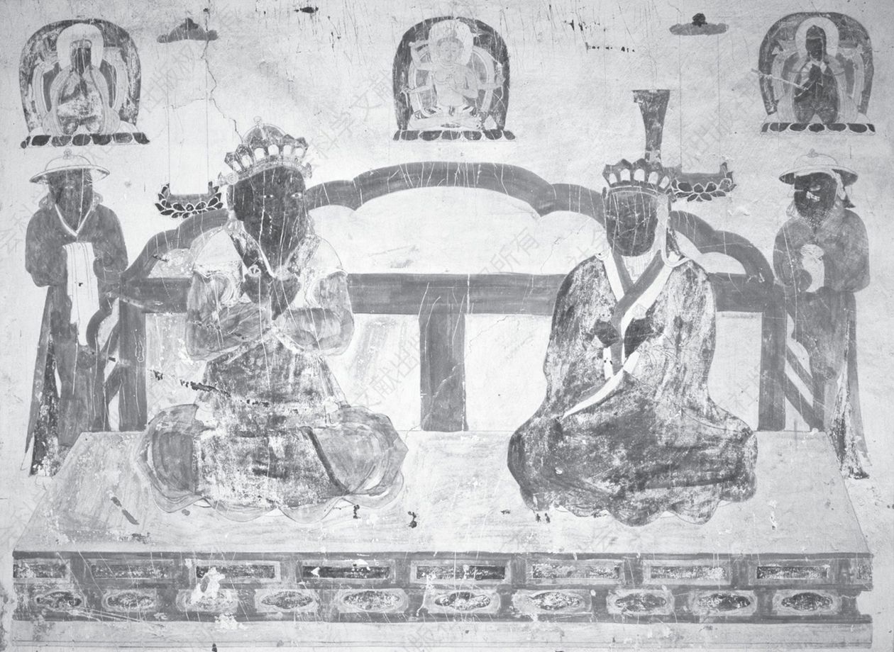 图11-6 瓜州榆林窟第6窟蒙古贵族供养像（敦煌研究院供图）