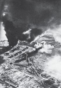 1942年，德军空袭斯大林格勒