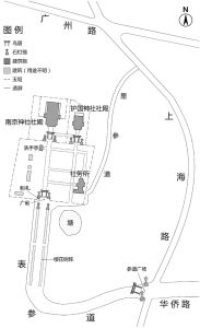图3 南京日本神社总平面复原示意