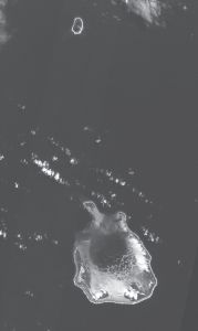 图27 从太空拍摄的基林群岛照片