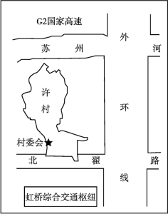 图4-1 许村位置