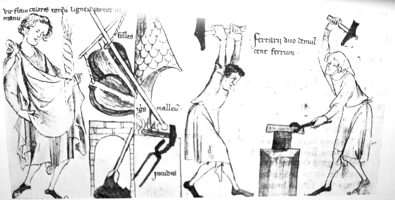 图3-2 劳作：铁匠行会（1300年）