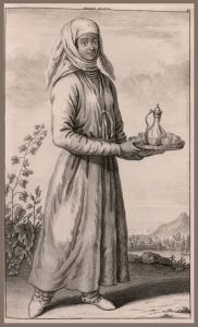 5.《端咖啡的伊斯法罕黑人女奴》（科内利斯·德·布勒因绘，1714）