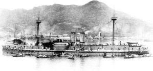 图3-1 北洋水师旗舰“定远”号