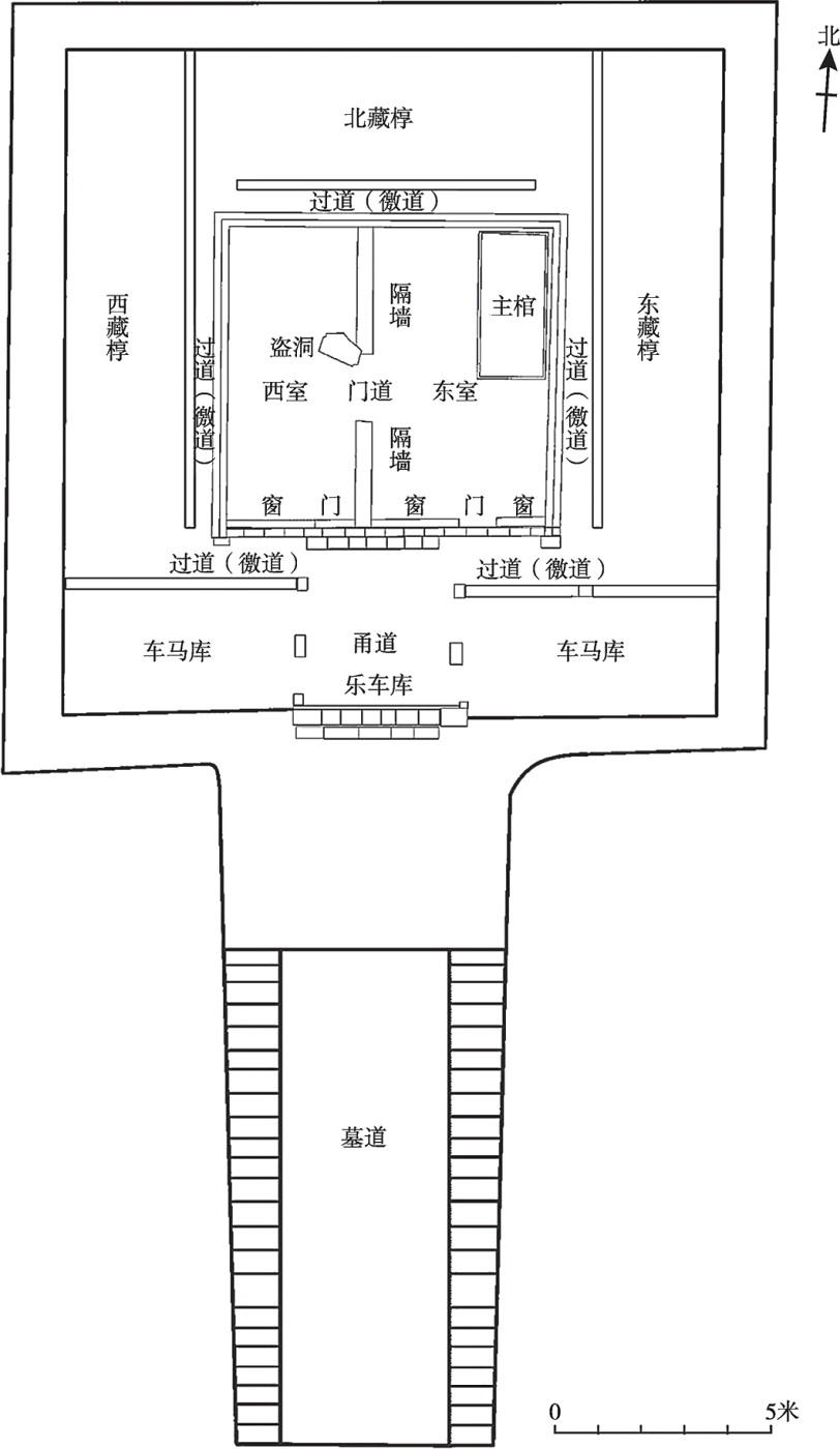 图6-1 海昏侯墓葬M1平面图