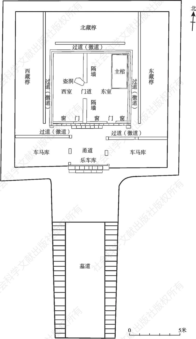 图6-1 海昏侯墓葬M1平面图