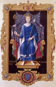 法兰西国王腓力六世，1328～1350年在位。