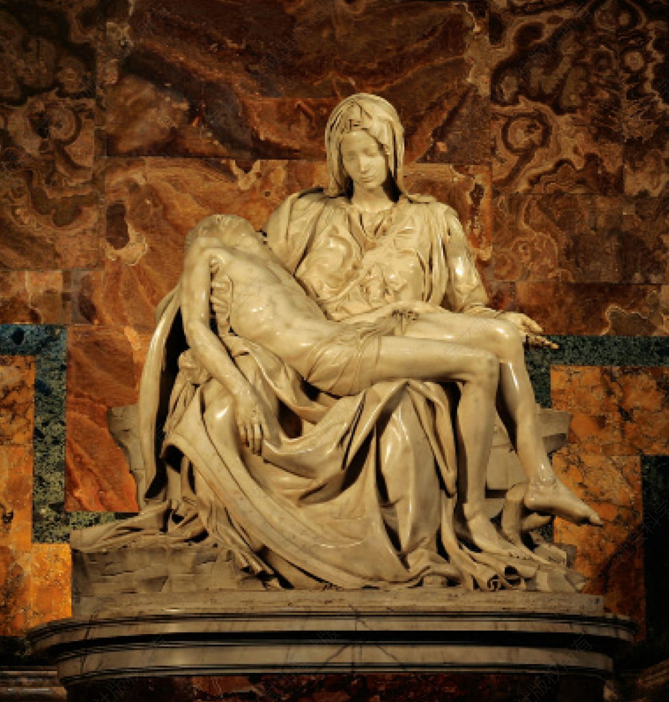 《圣殇》，米开朗琪罗·博那罗蒂，1498～1499