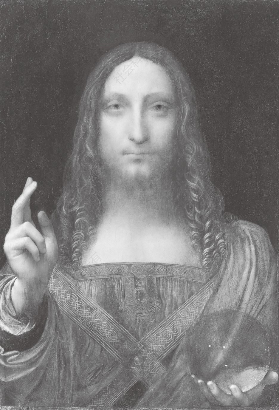 《救世主》，列奥纳多·达·芬奇，作于约1500年