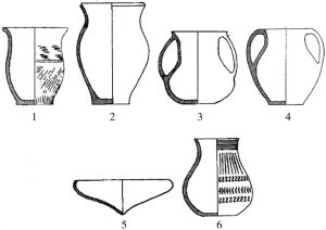 图1-17 岷江上游石棺葬早期陶器*