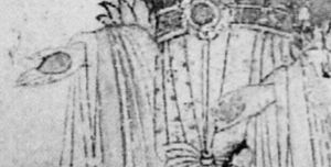 图4 《降真图》西王母手中的两枚仙桃