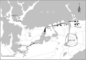 图6 良渚古城及外围水利系统