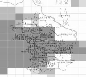 图5 朝阳区文化产业热点区域分布