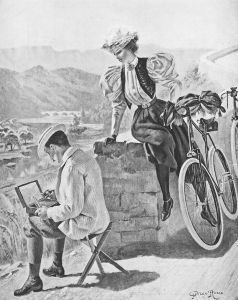 约1890年，英国人的自行车之旅