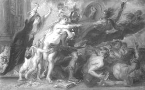 图4 鲁本斯：《战争的恐怖》，1637-1638