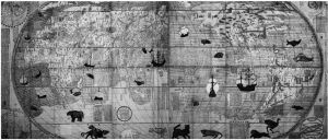 图4 利玛窦的《坤舆万国全图》