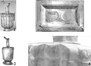 图3 和田错银鍮石器与中亚的类似器物