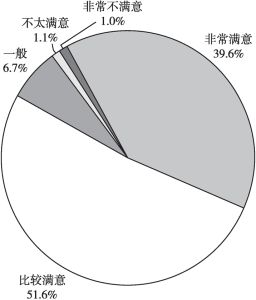 图9 受访者整体旅游满意度