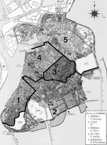 图1 澳门特别行政区的行政堂区区划