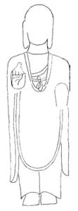 图3-1-6 少林寺藏董丑造像