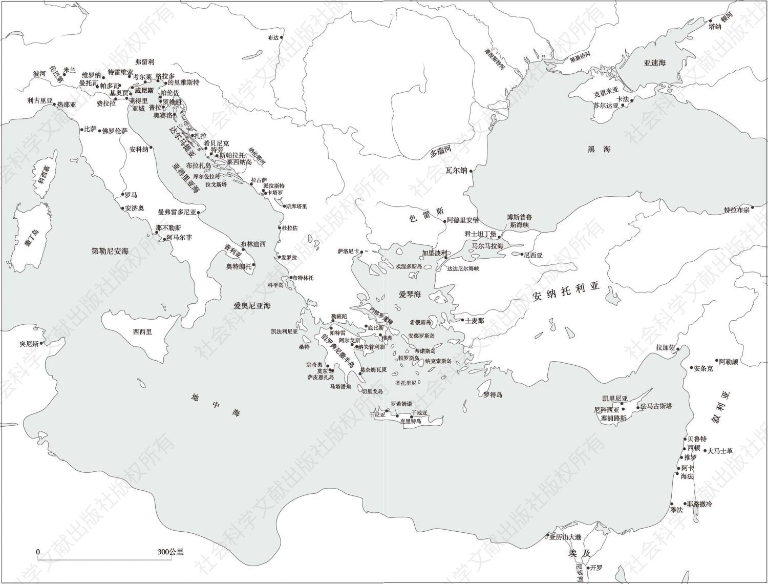 意大利与地中海东部，1000～1500年