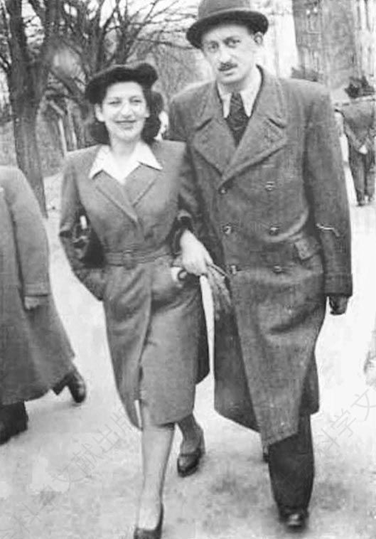 1943年，佩莉斯嘉与蒂博尔在布拉迪斯拉发