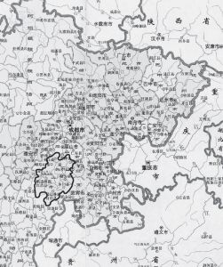 图1 乐山市在四川省内的位置