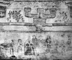 图3-3 凉城后德胜元墓壁画夫妻并坐图