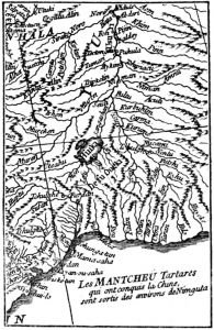 图5 1752年地图上的亚洲东南岸（丹维尔）