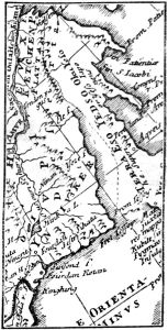 图6 1739年地图上的亚洲东岸［哈西（M.Hassi）］