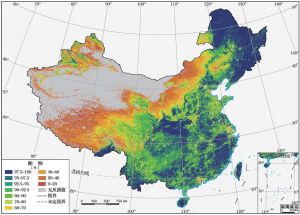 图7 2014年中国MFVC空间分布