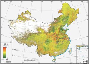 图17 2001～2014年中国植被生长季始期变化率空间分布