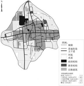 图1-2-3 句容县城的城市形态