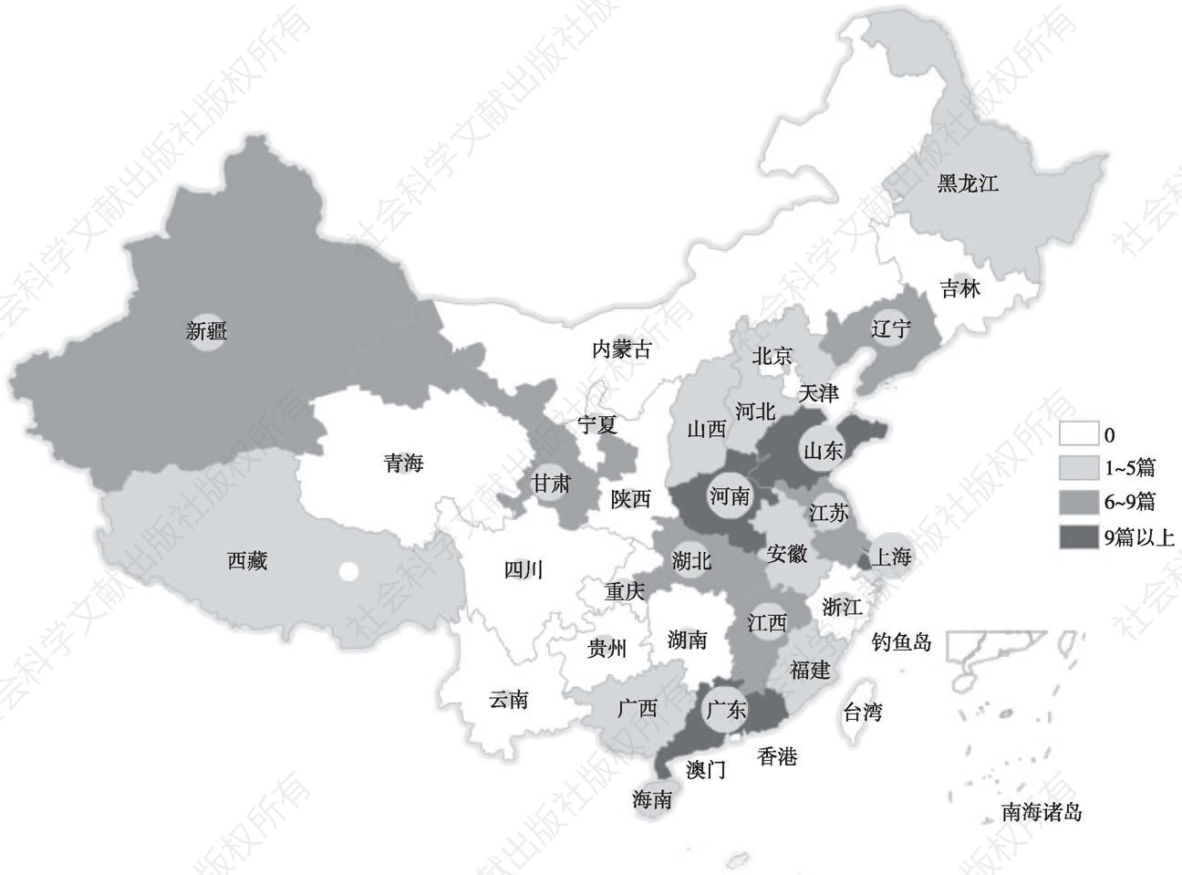 图3 2016年各省份重点媒体“深圳质量”关注度