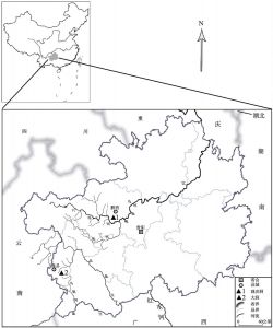 图2-1 观音洞遗址地理位置