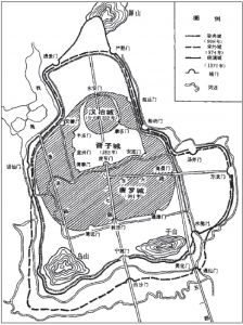 图1-1 福州古代城垣变迁