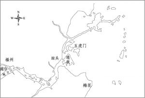 图1-4 19世纪闽江海口