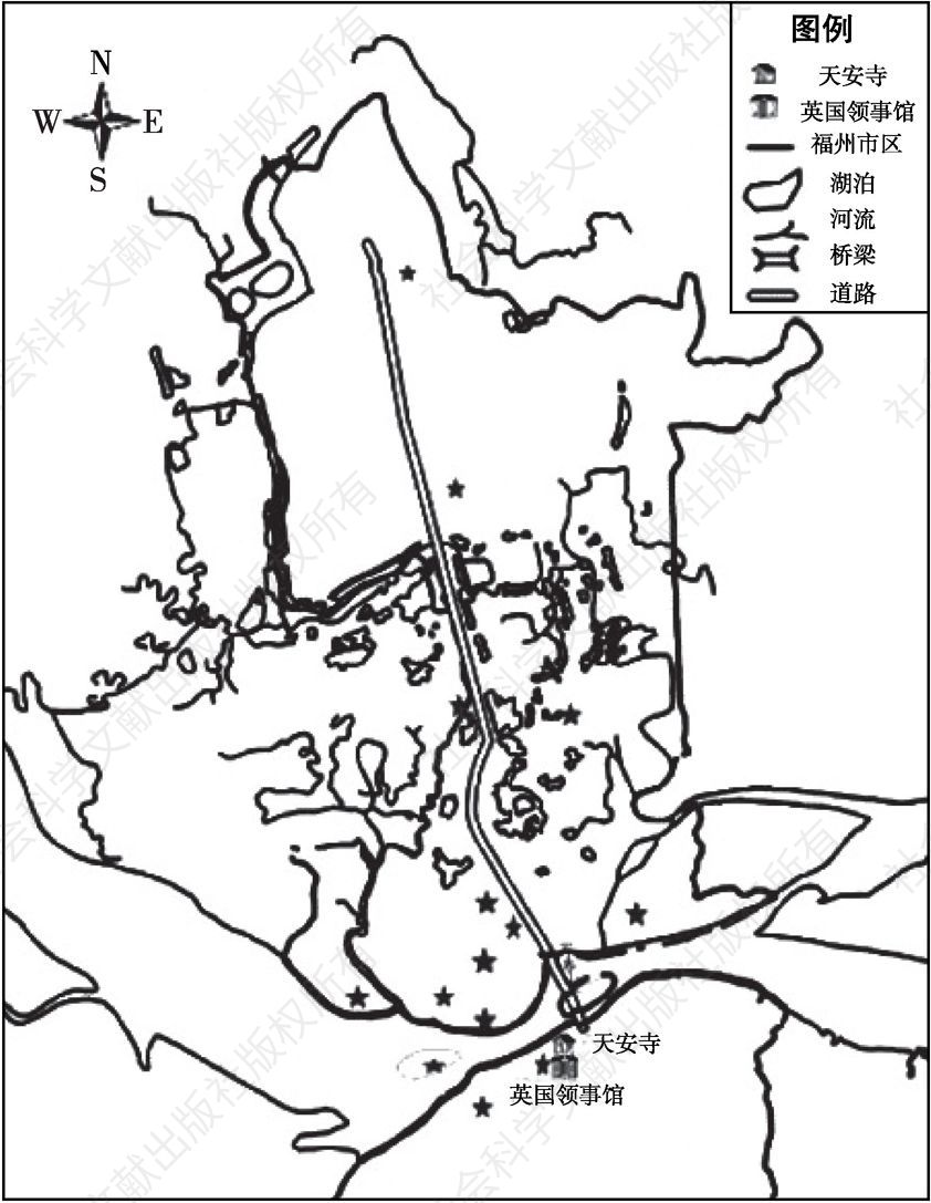 图5-4 1909年闽南救火会救援区域