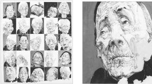 图3 姜永安《伤逝的肖像·中国“慰安妇”写真》局部展现