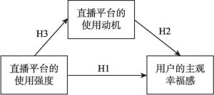 图1 本研究的理论框架与研究假设