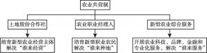 图1 崇州“农业共营制”构架示意