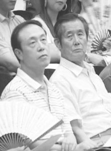 北京舞蹈学院前院长王国宾（左）与孙英教授（右）