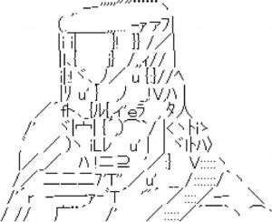 图1 由JIS art符号组成的表情包