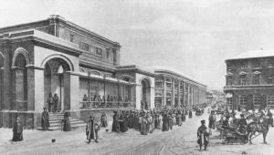 约1840年的伊利因卡上的交易市场