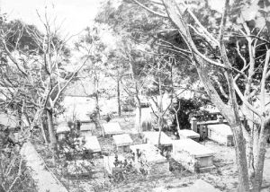 图5 早期在鼓浪屿内厝澳崎仔尾租赁的传教士坟场