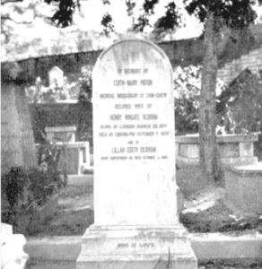 图22 白维德医生之墓（Grave of Mrs.Edith Mary（Paton）Oldham）