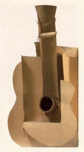 图2-14 毕加索《吉他》，1912～1913，现藏于纽约现代艺术博物馆